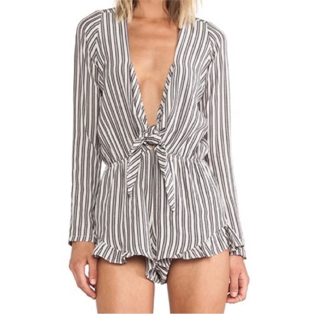 Stone Cold Fox SFC Ziggy Romper in stripe